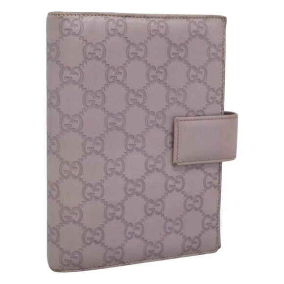 GUCCI GG Canvas Guccissima Day Planner Cover Purple 115241 Auth am8036 - Picture 1 of 16